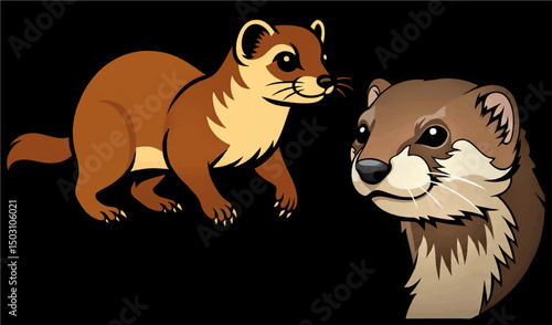 Weasel vector.eps