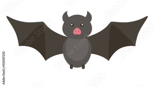 vector illustration of a bat