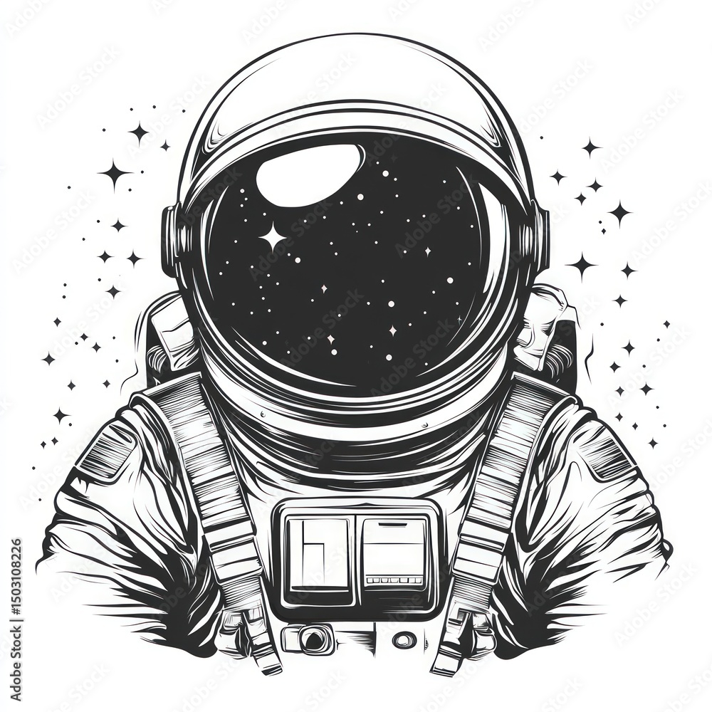 custom made wallpaper toronto digitalAstronaut in space suit
