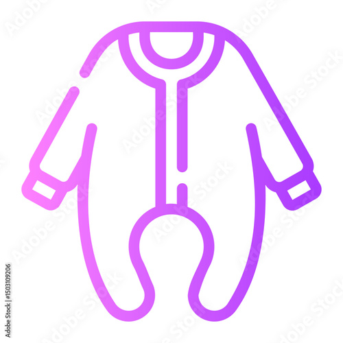 jumpsuit gradient icon