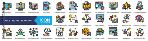 Marketing and Branding Icon Collection