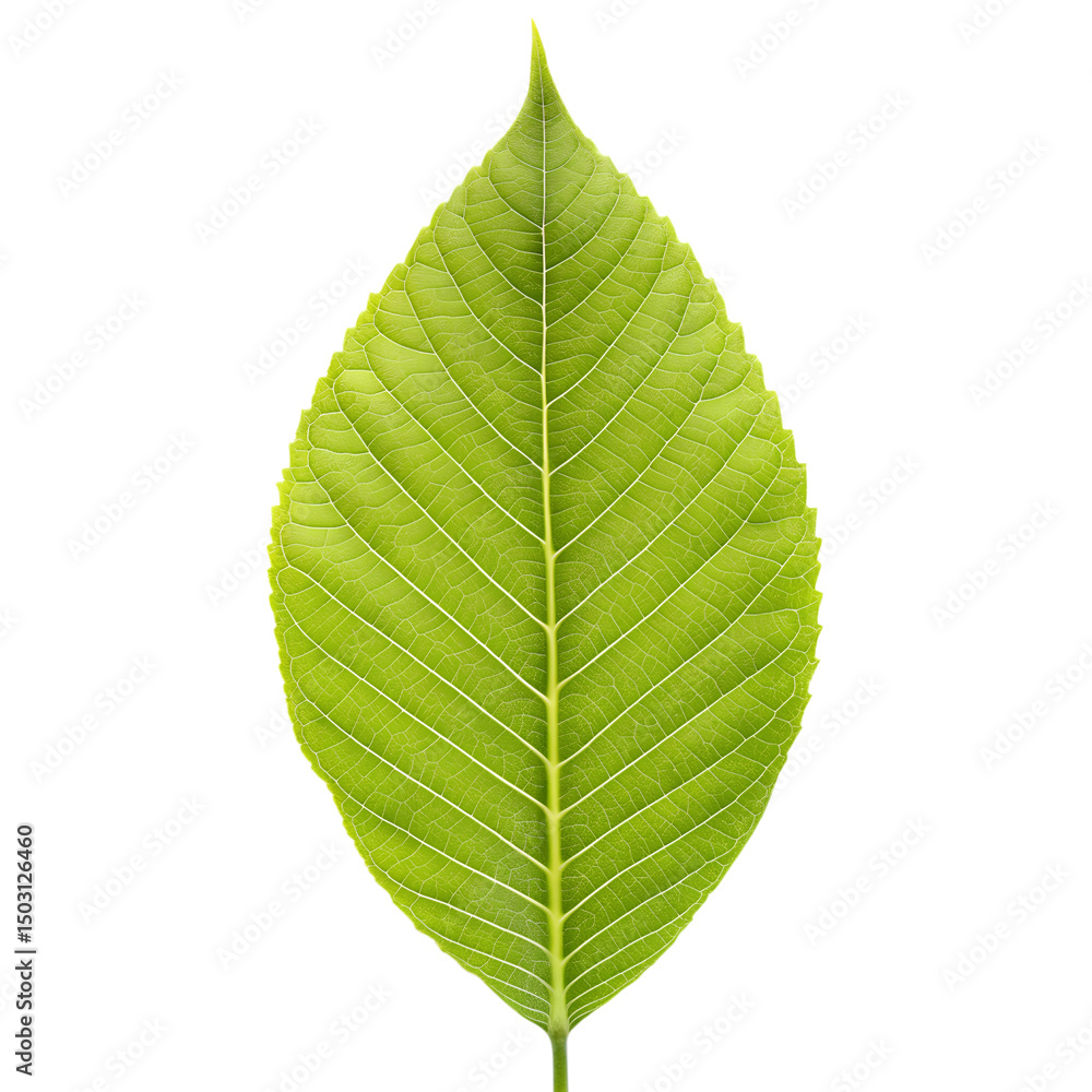 Obraz premium Hickory Leaf No Shadow isolated on transparent background