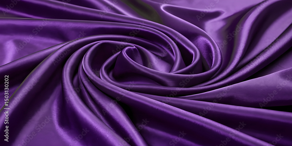 Obraz premium beautiful dark purple silk satin background