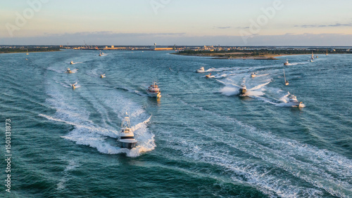 Big Rock Blue Marlin Tournament fleet heads out to sea