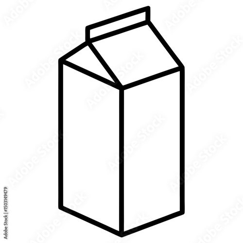 milk carton with milk