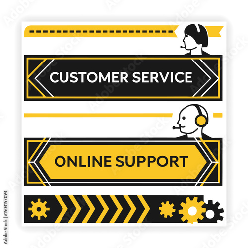 Customer Support Doodle Vector Icons business support, customer service,