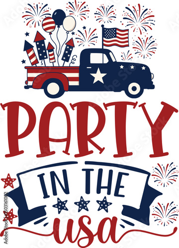PARTY IN THE USA svg