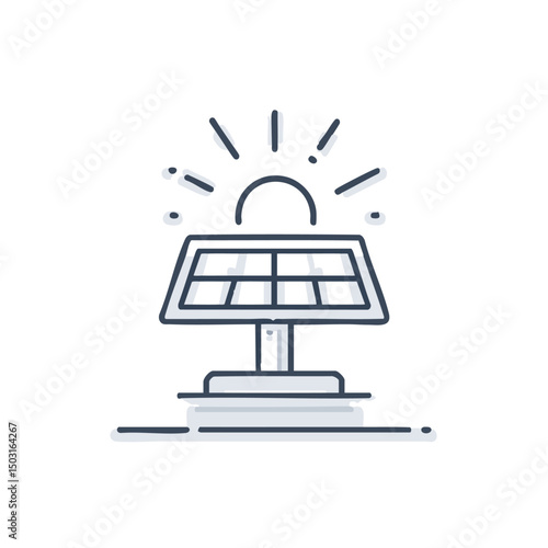 Solar panel generates clean energy