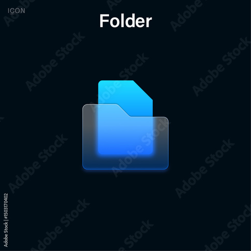 Blue arrow vector web icon button for internet design and communication