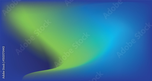 Blue and green gradient Vector background