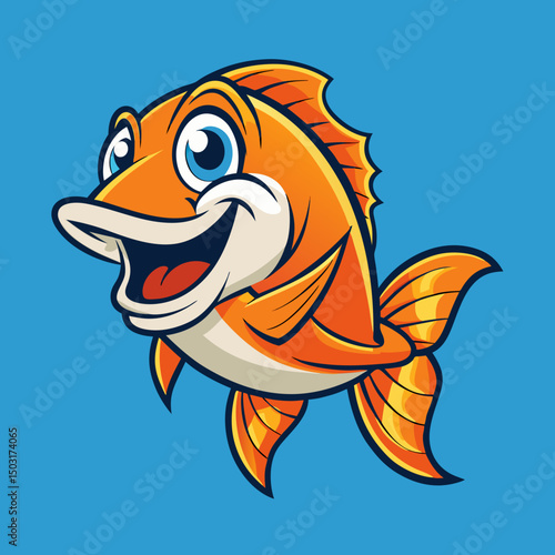 funny fish cartoon