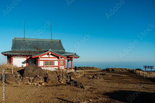 Hakone Mototsumiya Shrine on Mount Komagatake Summit
