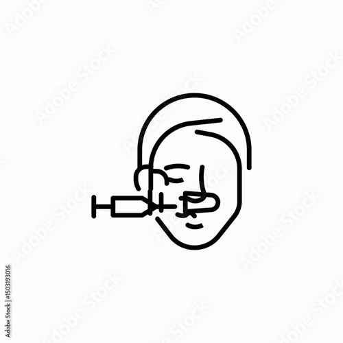 face lift icon sign vector