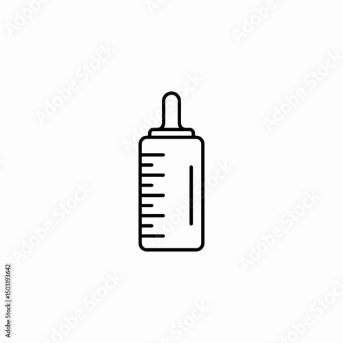 feeding bottle icon sign vector