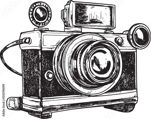 vintage photo camera
