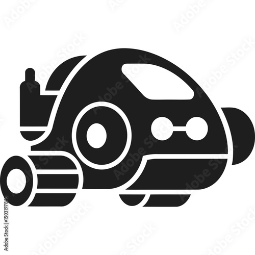 Autonomous Vehicle Technology Icon