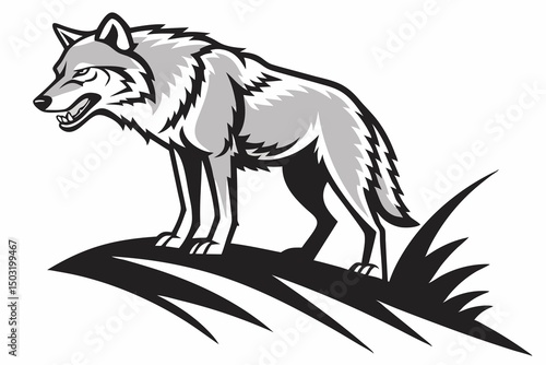 wolf vector