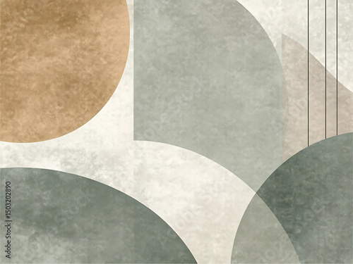 Minimalist abstract geometric wallpaper