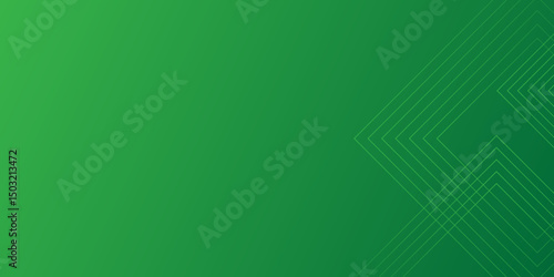 green abstract background. Glowing particles line dynamic background. light green and turquoise tones background for modern artwork and wallpaper. Cool banner with copy space for page, cover, website.