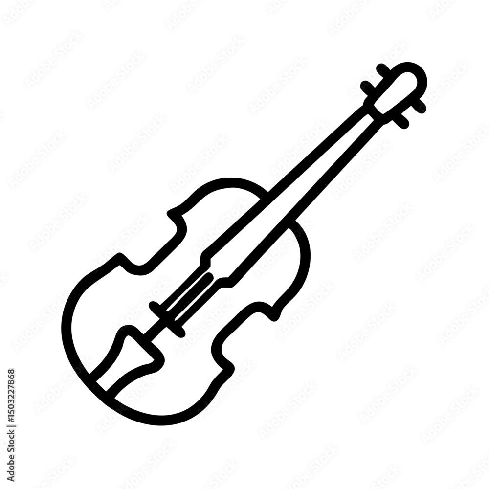 Obraz premium violin isolated on white