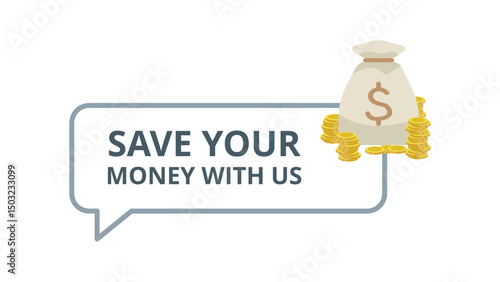 vector illustration of a message