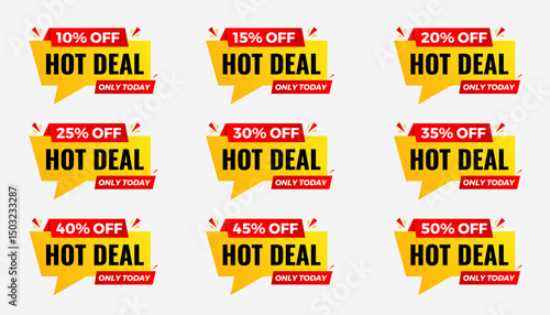Discount sale labels vector template. Price Drop, big sale, final sale, flash sale background. Discount Promotion marketing poster design for web and Social.