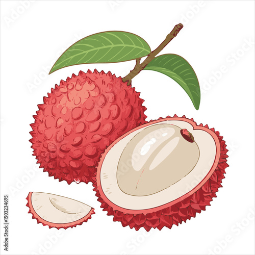 lychee Vector 