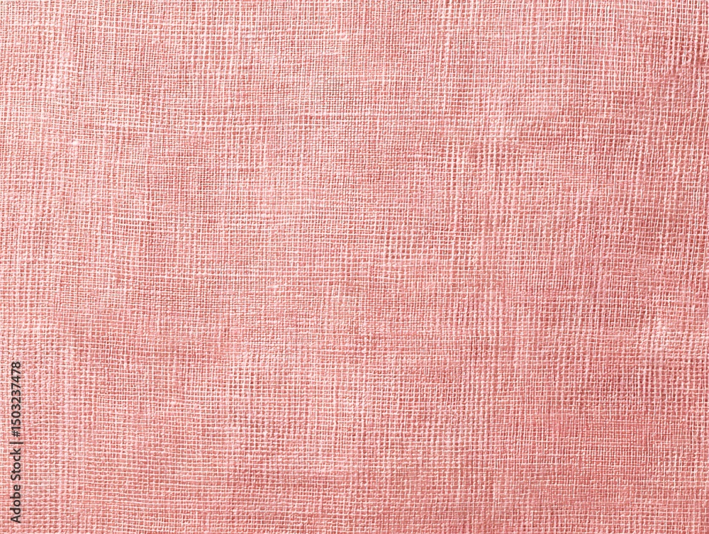 Fototapeta premium Textile Texture: A close-up shot highlights the intricate details of fabric, displaying a natural color and a smooth, tactile surface that invites the eye to explore its depth.