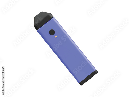 Vape icon 3d rendering illustration