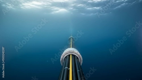 Underwater Cable Installation Deep Ocean Deployment