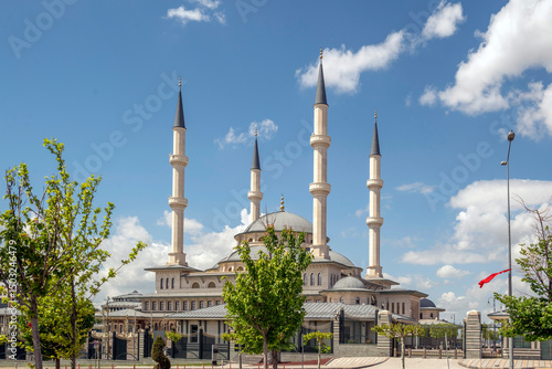 Ankara Millet Mosque by day light