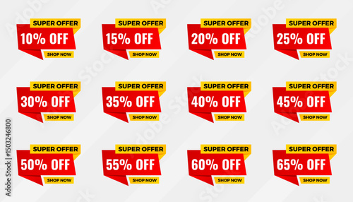 Discount sale labels vector template. Price Drop, big sale, final sale, flash sale background. Discount Promotion marketing poster design for web and Social.
