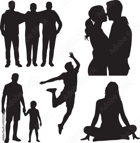 Bride and Groom Wedding Silhouette

Just Married Couple Vector Art

Elegant Wedding Moment Illustration

Romantic Bride & Groom Pose

Classic Wedding Couple Silhouette