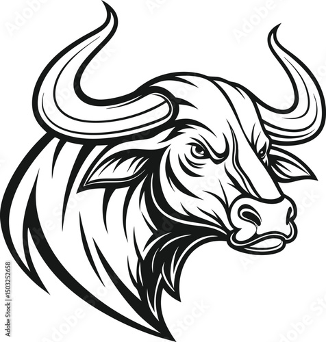 Wallpaper Mural Black and White Tattoo Design with Swirling Lines and Heart Accent Torontodigital.ca