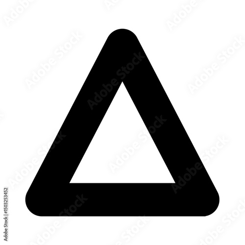 Delta greek icon. Vector image