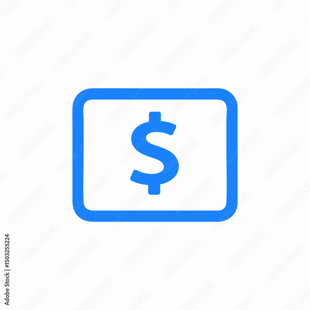 dollar button icon sign vector dollar button icon sign vector