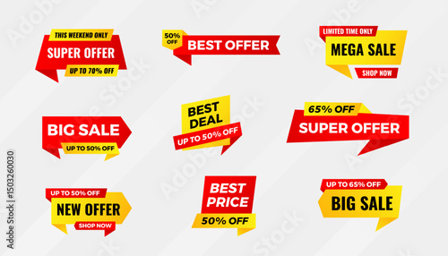Discount Sale Banner vector template. special offer, big sale, final sale, flash sale background. Discount Promotion marketing poster design for web and Social.