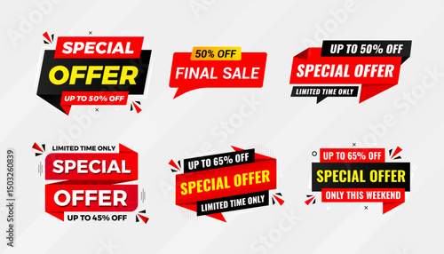 Discount Sale Banner vector template. special offer, big sale, final sale, flash sale background. Discount Promotion marketing poster design for web and Social.