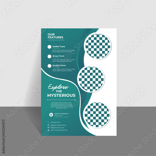 Minimalist Travel Flyer Template 