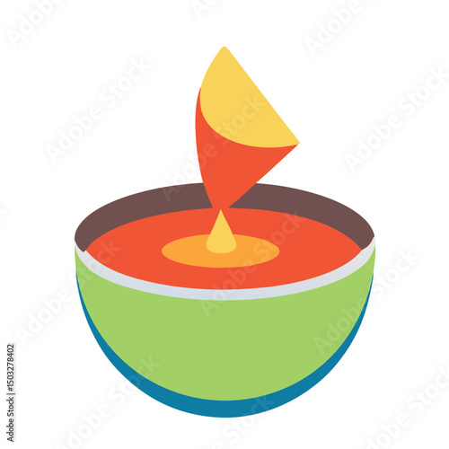 vector illustration of an abstract colorful background