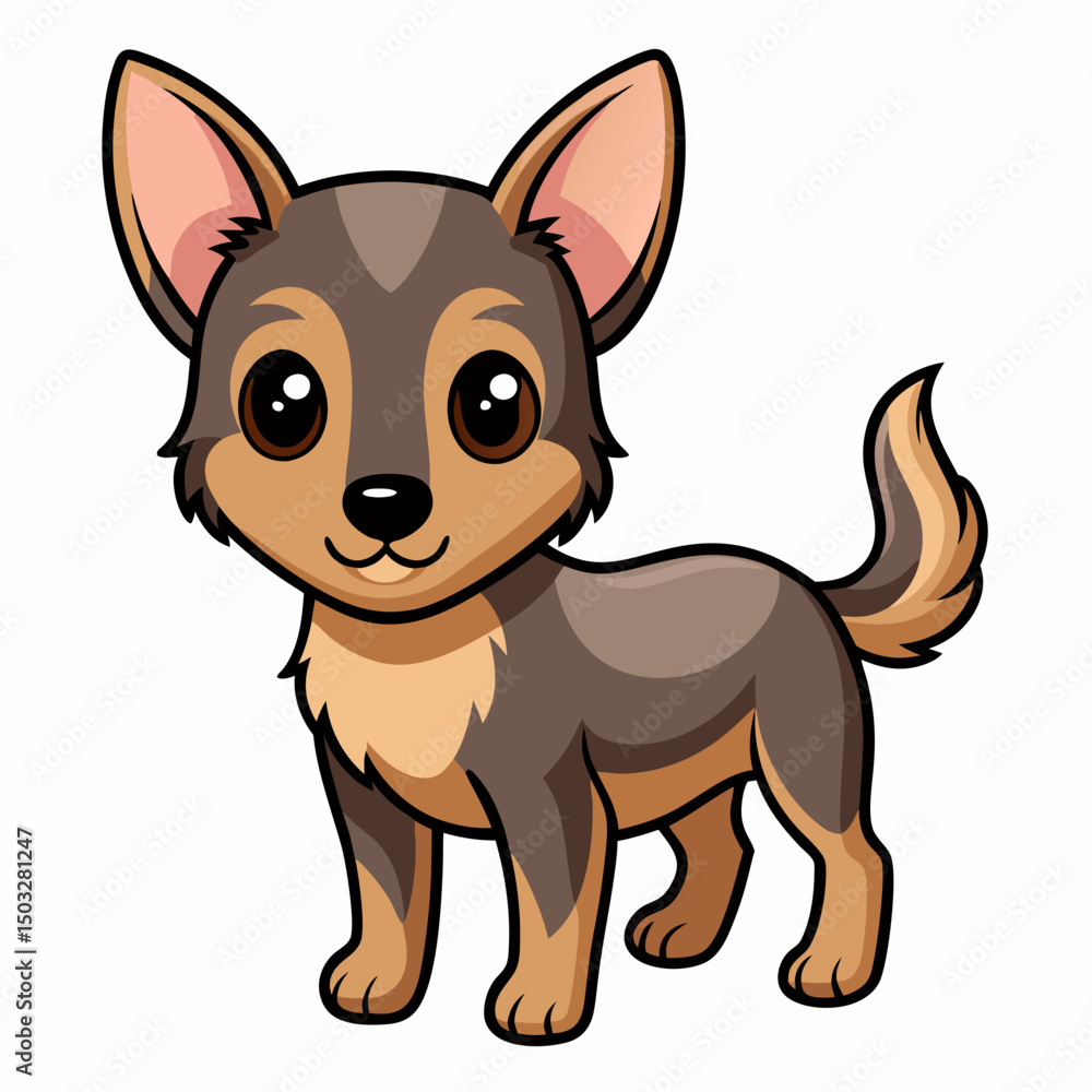 cute cartoon vector dog cute cartoon vector dog