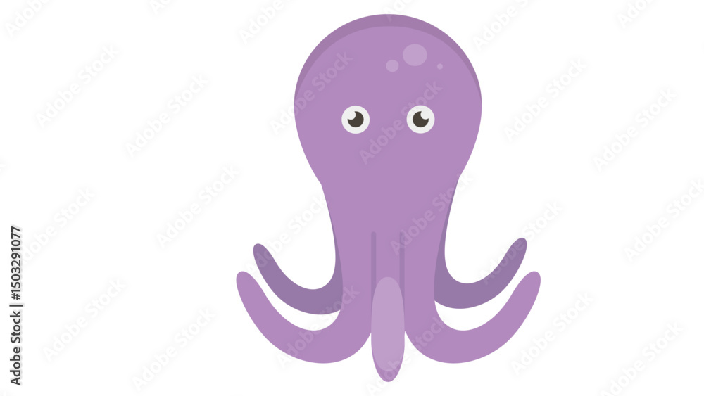 octopus on white octopus on white