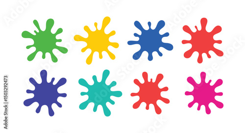 Colorful Paint Splatters