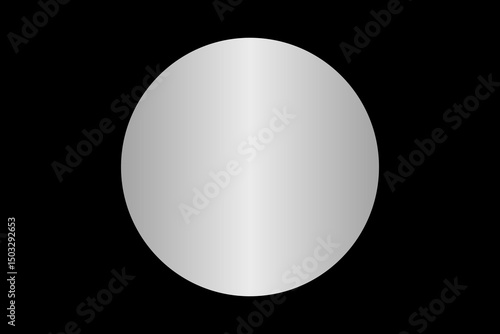 The black background with the gray circle in the middle, backdrop, wallpaper