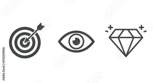 diamond  on white background