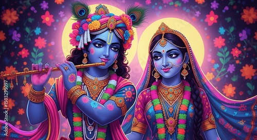 radha krishna wallpaper for laptop desktop hd 4k | radha krishna wallpaper horizontal 16:9 | radha krishna neon hd photo for pc | radha krishna god wallpaper 4k neon