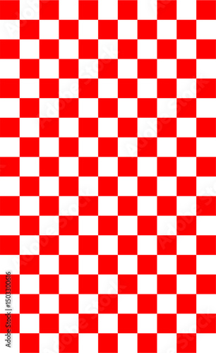 red and white checkered seamless pattern background – modern, clean, and suitable for fashion, print, packaging, or digital design. This is a fully editable vector file