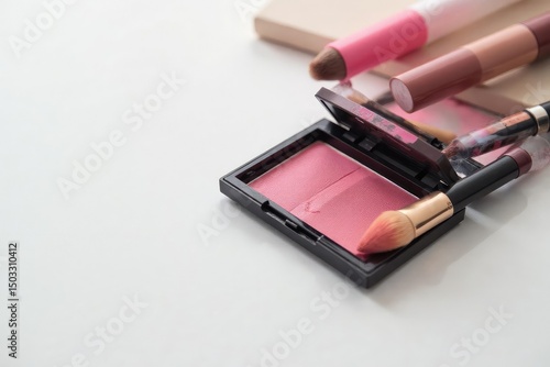 Spotless white surface, ideal for showcasing cosmetics, white, background, bright