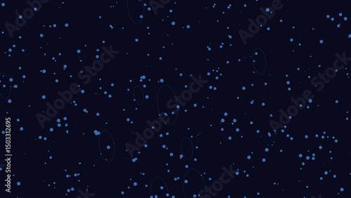 A Deep Blue Celestial Canvas Depicting a Scattered Constellation of Tiny, Glimmering Lights Across the Vast Expanse of Night.