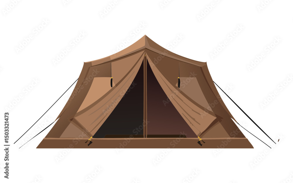 earthy brown camping tent for discreet adventures earthy brown camping tent for discreet adventures